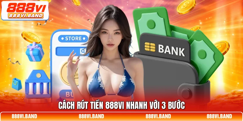 Cách rút tiền 888vi nhanh với 3 bước