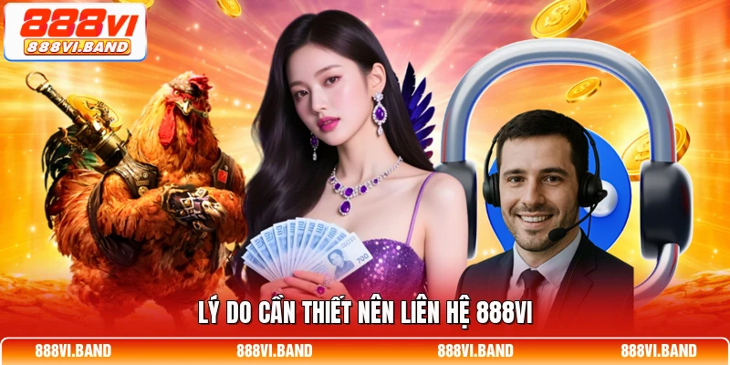 Lý do cần thiết nên liên hệ 888vi